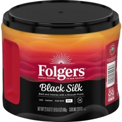 Folgers Ground Black Silk Dark Ground Coffee (30439)