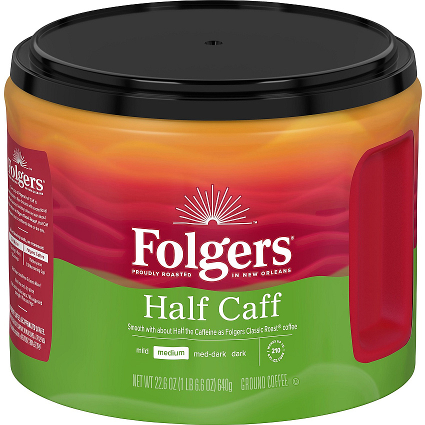Folgers 1/2 Caff Coffee (FOL30444)