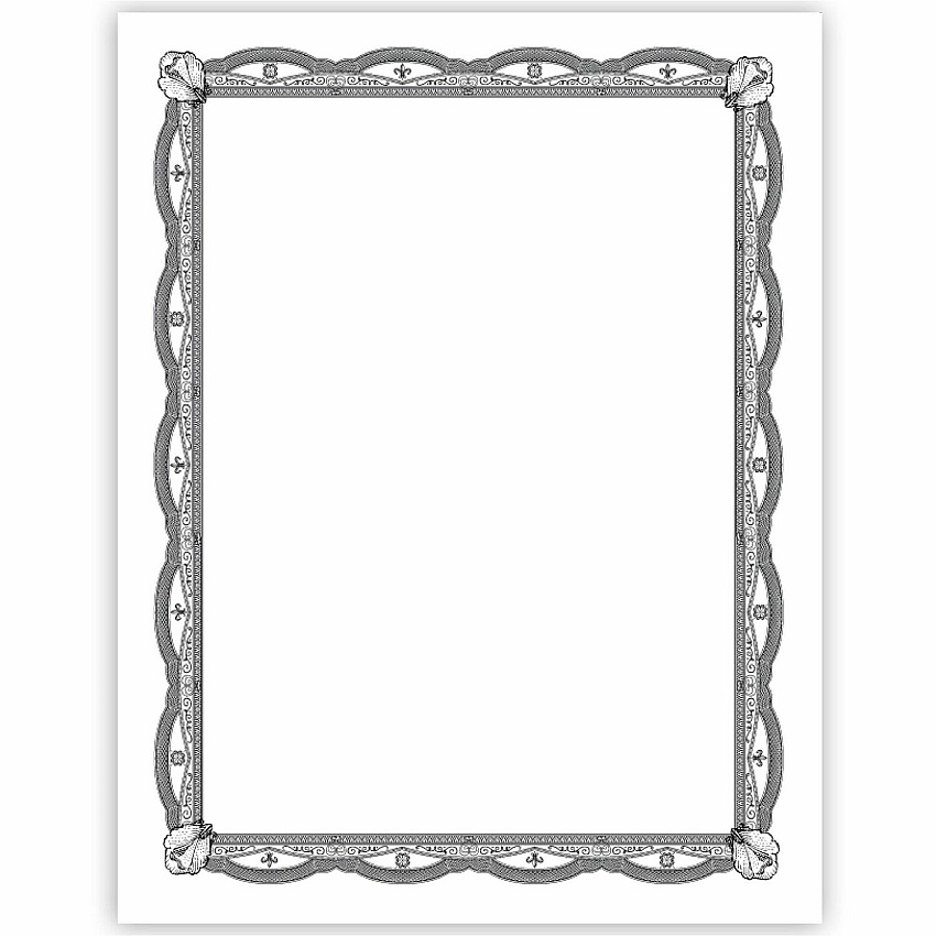 Geographics Silver Foil Award Certificates (GEO48762)