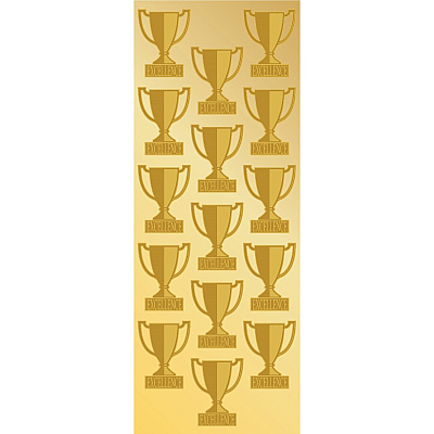 Geographics Gold Foil Trophy Seals (GEO48849)