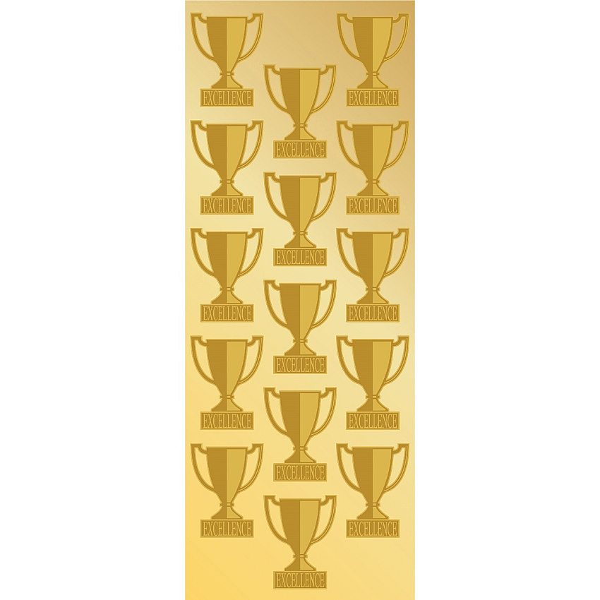 Geographics Gold Foil Trophy Seals (GEO48849)