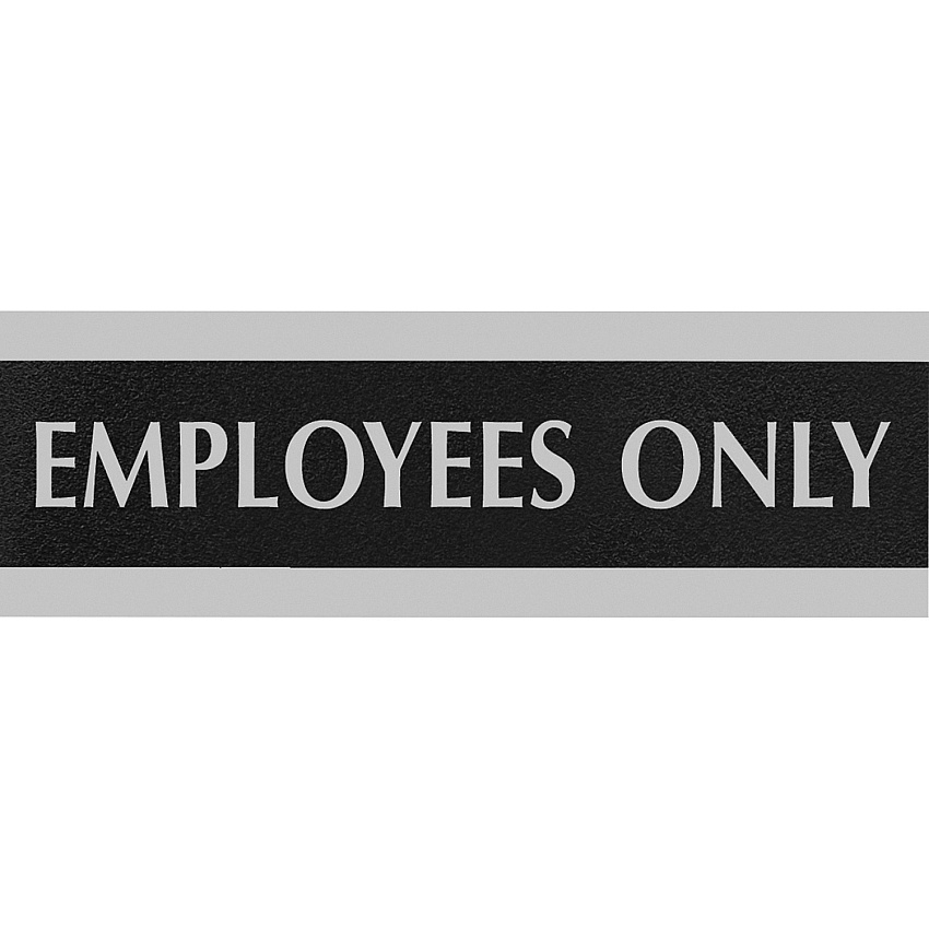 Headline Sign EMPLOYEES ONLY Sign (HDS4760)
