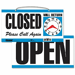 Headline Sign OPEN/CLOSED 2-sided Sign (HDS9395)