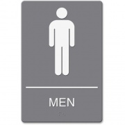 Headline Sign ADA MEN Restroom Sign (4817)