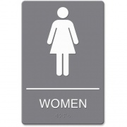 Headline Sign ADA WOMEN Restroom Sign (4816)