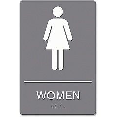 Headline Sign ADA WOMEN Restroom Sign (HDS4816)