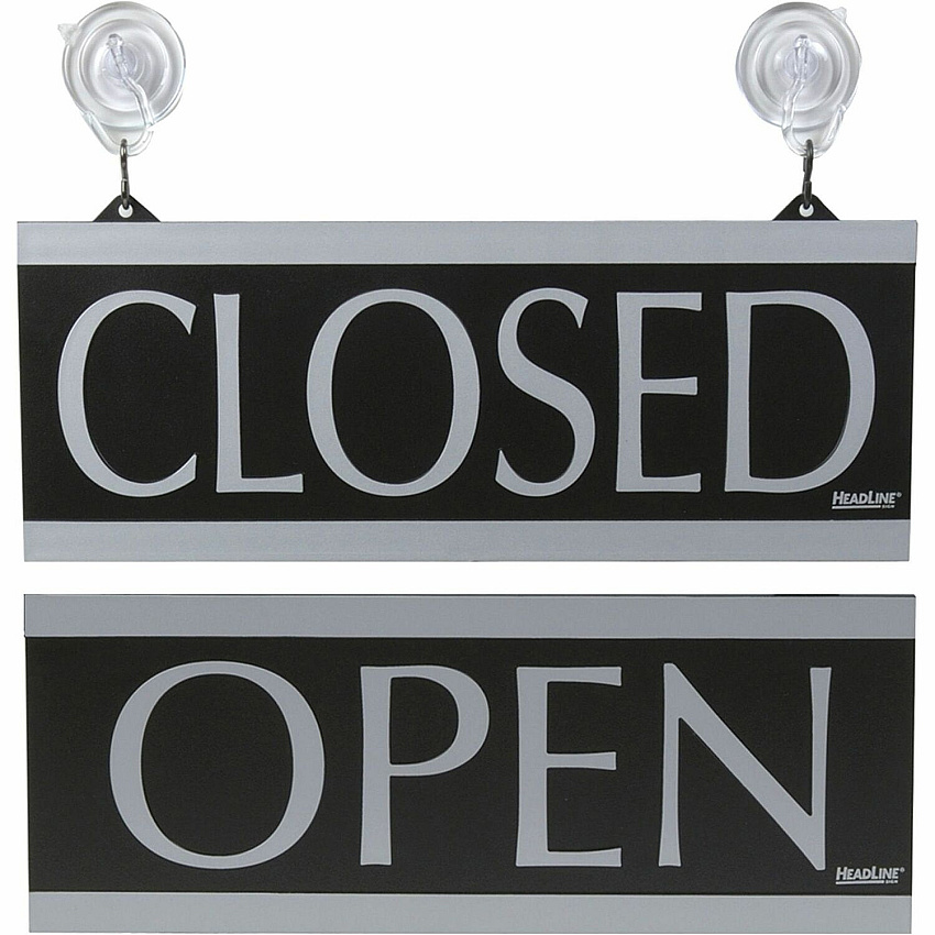 Headline Sign Century Series OPEN/CLOSED Sign (HDS4246)