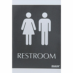 Headline Sign ADA RESTROOM Sign (HDS4249)