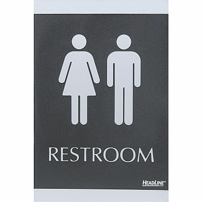 Headline Sign ADA RESTROOM Sign (HDS4249)