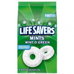 Office Snax Life Savers Wint O Green Mints Candy (29060)