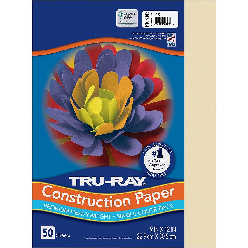 Tru-Ray Construction Paper (PACP103043)