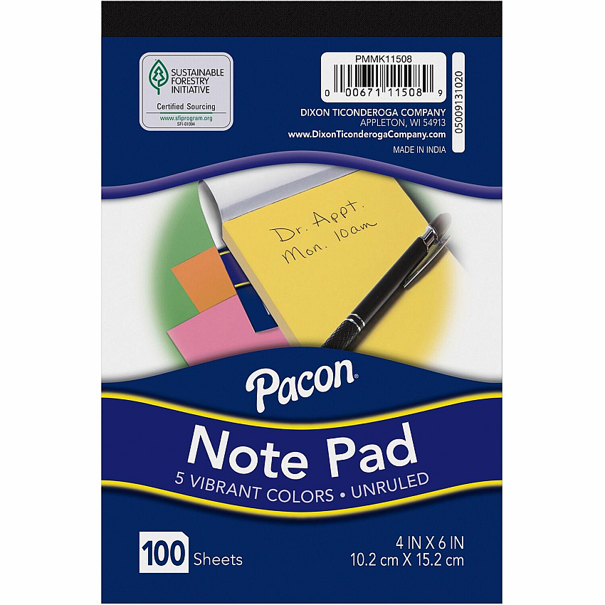 Pacon Note Pad (PACPMMK11508)
