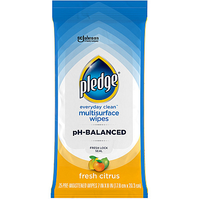 Pledge pH Balanced Multisurface Wipes (SJN336274EA)