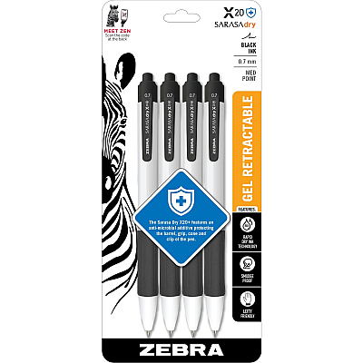 Zebra SARASA dry X20+ Retractable Gel Pen (ZEB41614)
