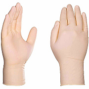 Ammex Gloveworks Ivory Latex PF Ind SM Gloves ILHD (ILHD42100)