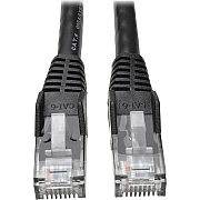 Tripp Lite Cat6 Gigabit Snagless Molded (UTP) Ethernet Cable (RJ45 M/M) PoE Black 7 ft. (2.13 m) (N201007BK)