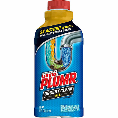 Liquid Plumr Liquid Plumr Urgent Clear Pro-Strength Clog Remover (CLO30548)