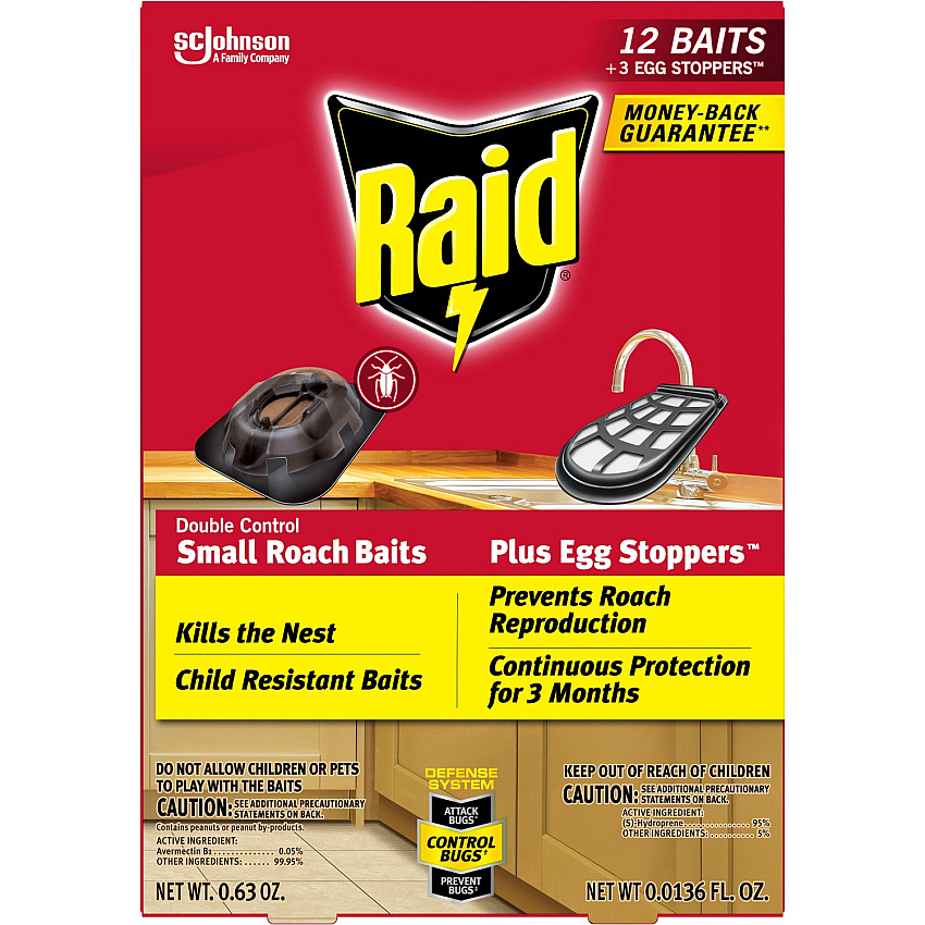 Raid Double Control Small Roach Baits (SJN334861)