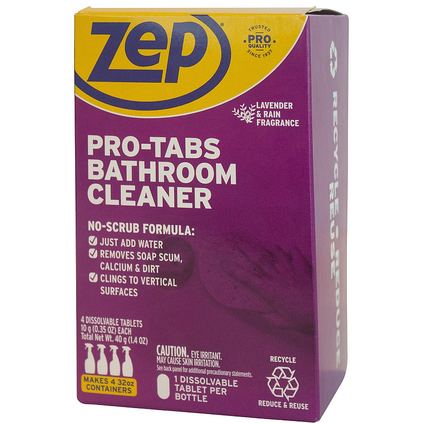 Zep Pro-Tabs Bathroom Cleaner Tablets (ZPEZUBCTAB)