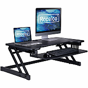 Rocelco DADR 37.4" Deluxe Adjustable Desk Riser (RDADRB)