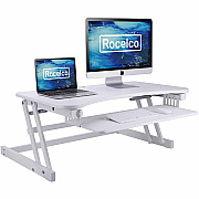 Rocelco DADR 37.4" Deluxe Adjustable Desk Riser (RDADRW)