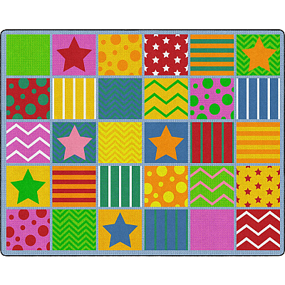 Flagship Carpets Silly Seating Classroom Rug (FE33158A)