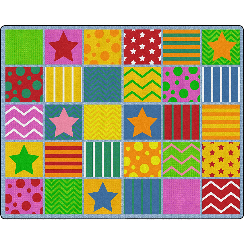 Flagship Carpets Silly Seating Classroom Rug (FE33158A)