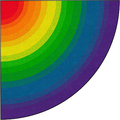 Flagship Carpets Rainbow Classroom Rug (FE41626A)
