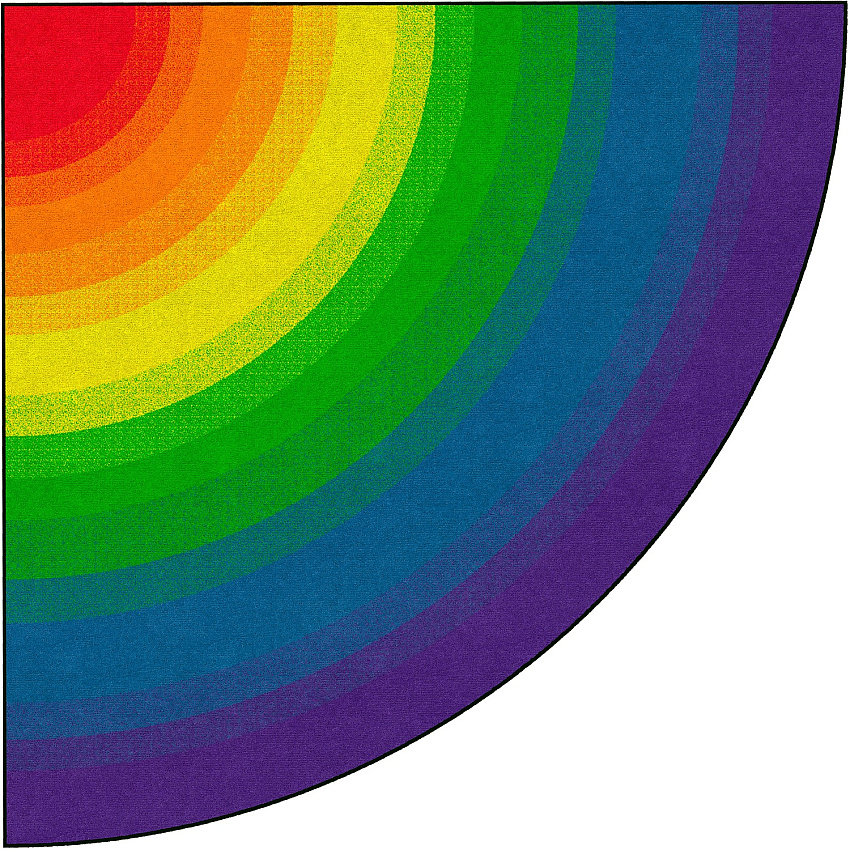 Flagship Carpets Rainbow Classroom Rug (FE41626A)