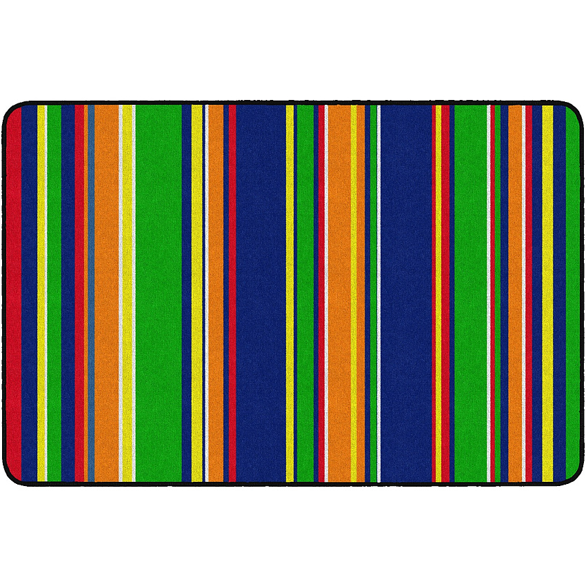 Flagship Carpets Basics Stripes Classroom Rug (FE40722A)