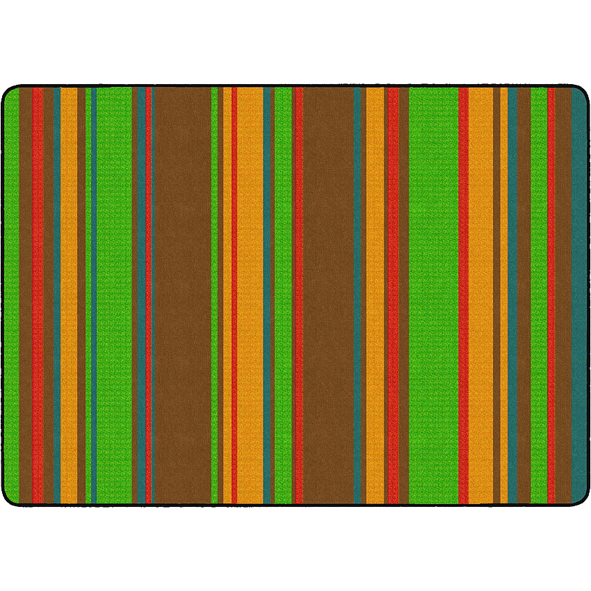 Flagship Carpets Basics Stripes Classroom Rug (FE40832A)