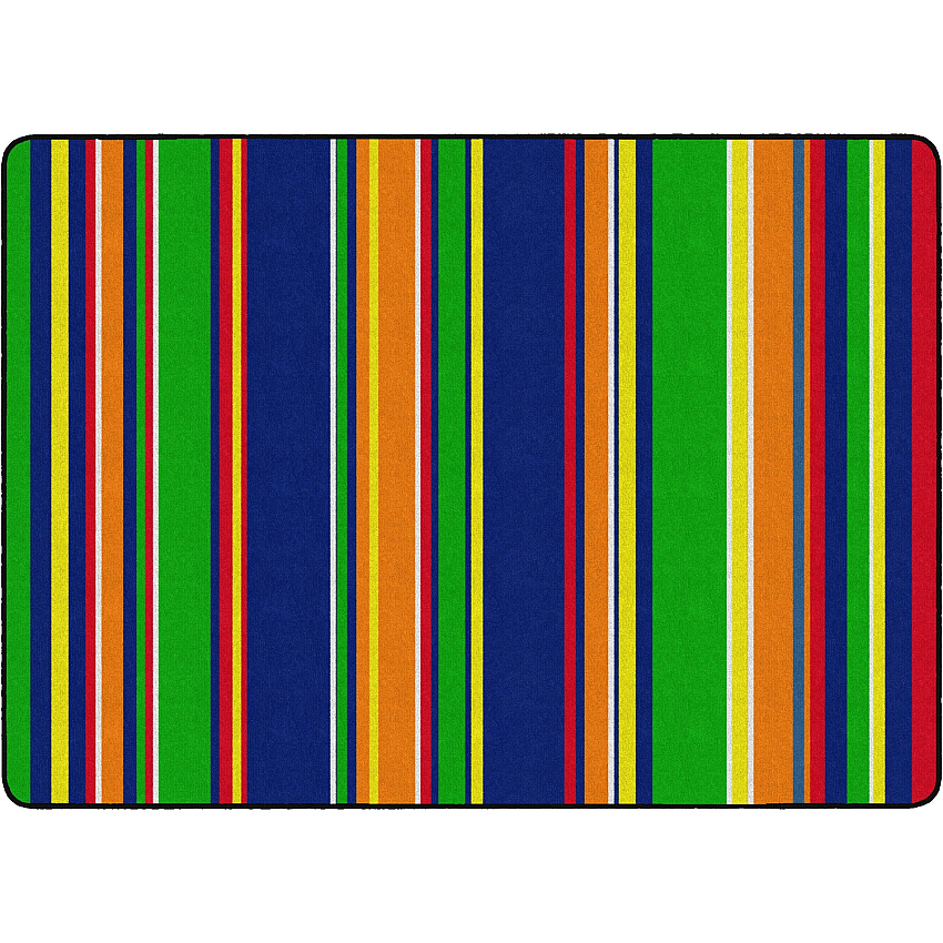 Flagship Carpets Basics Stripes Classroom Rug (FE40732A)
