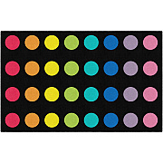 Flagship Carpets Schoolgirl Style Rainbow Dots Rug (CA212844SG)