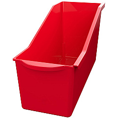 deflecto Antimicrobial Kids Book Bin (DEF39508RED)