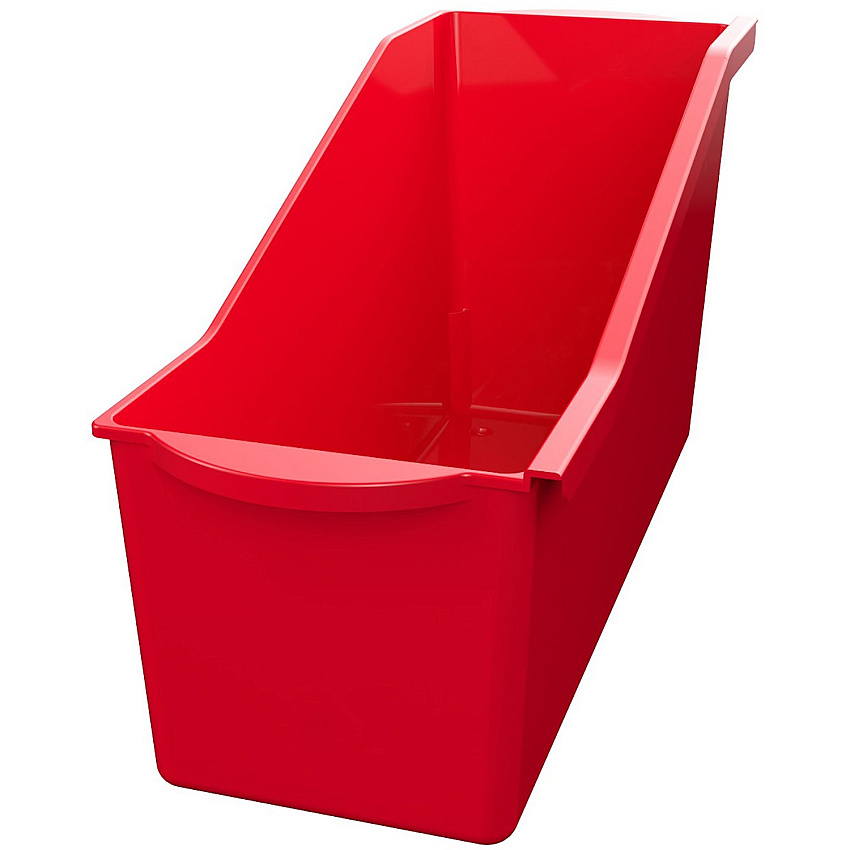 deflecto Antimicrobial Kids Book Bin (DEF39508RED)