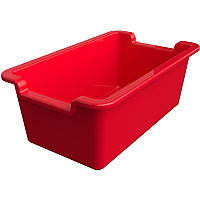 deflecto Antimicrobial Rectangular Storage Bin (DEF39510RED)