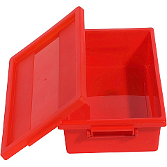 deflecto Little Artist Antimicrobial Storage Tote (DEF39513RED)