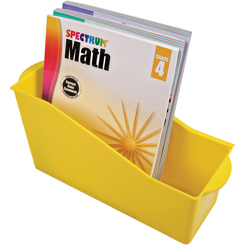 deflecto Antimicrobial Kids Book Bin (DEF39508YEL)