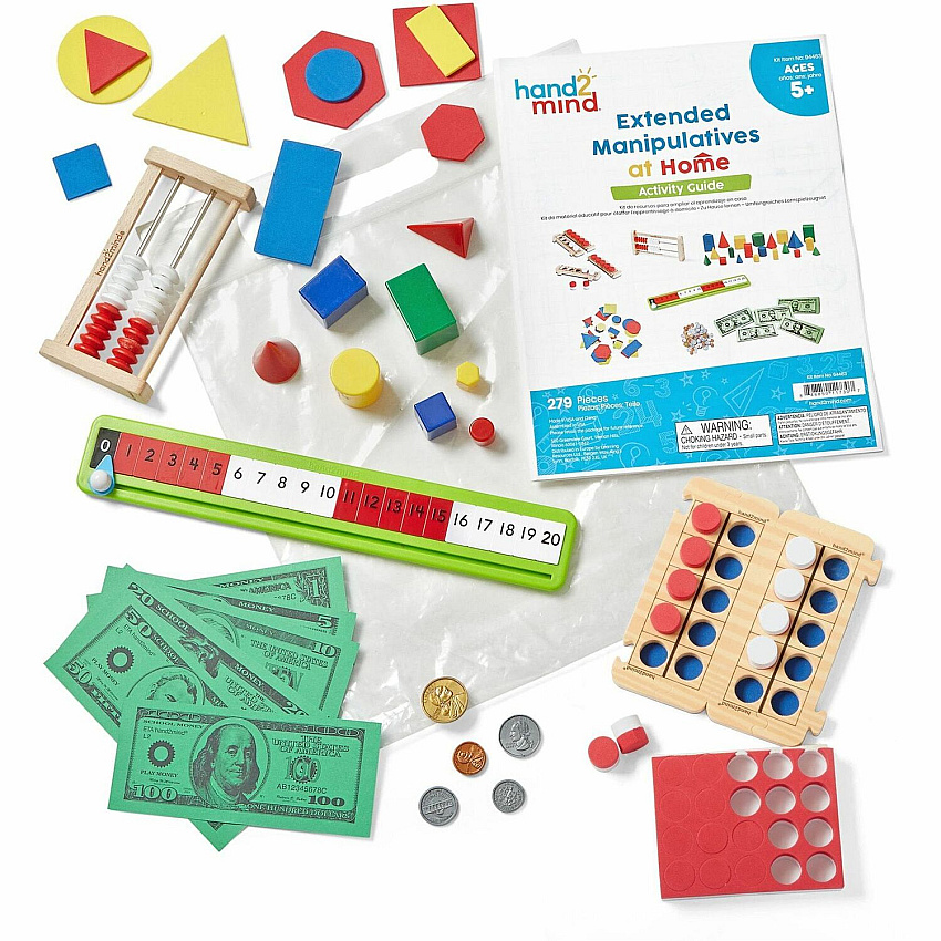 Learning Resources K-2 Extended Math Manipulatives Kit (LRNH2M94463)