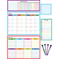 Teacher Created Resources Dry-Erase Task Calendar Set (TCR77405)