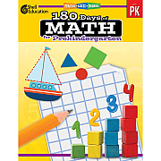 Shell Education 180 Days of Math for Prekindergarten Printed Book (127443)