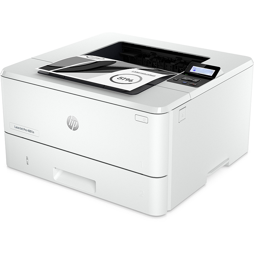 HP LaserJet Pro 4001 4001n Desktop Laser Printer - Monochrome (HEW2Z599F)