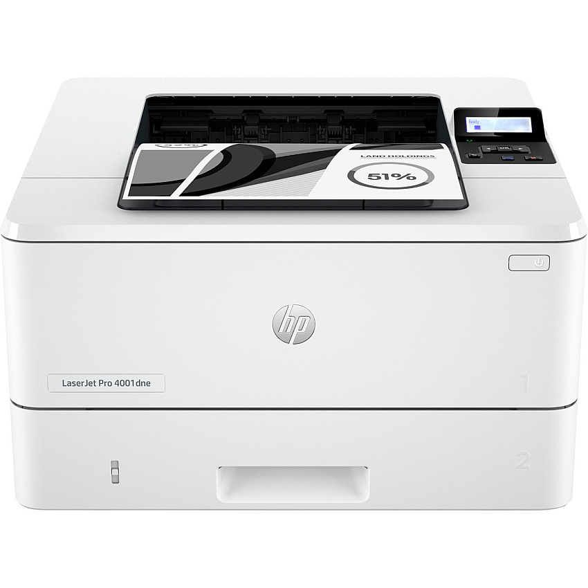 HP LaserJet Pro 4001dne Desktop Wired Laser Printer - Monochrome (HEW2Z600E)