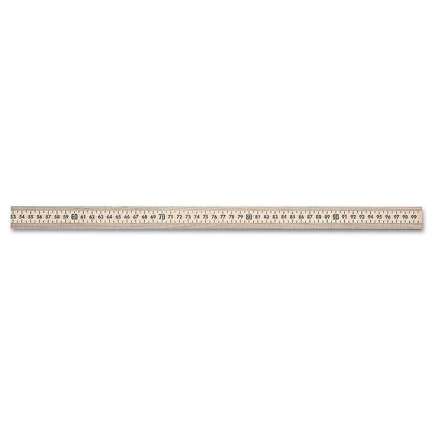 Westcott Wooden Meter Stick, Standard/Metric, 39.5", Clear Lacquer Finish, 12/Box (ACM10431)