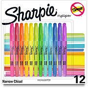 Sharpie Accent Highlighters w/Smear Guard (SAN2157490)