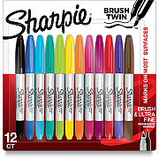 Sanford Brush Twin Permanent Markers (SAN2168237)