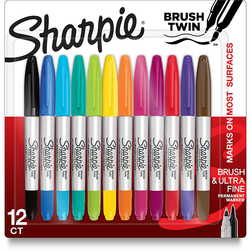 Sanford Brush Twin Permanent Markers (SAN2168237)