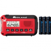 Midland E+READY Compact Emergency Alert AM/FM Weather Radio (ER10VP)
