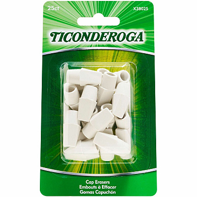 Ticonderoga Pencil Cap Erasers (DIXX38025)