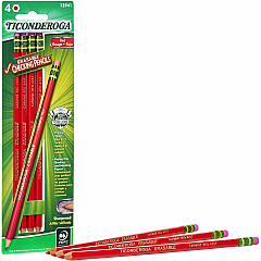 Ticonderoga Erasable Pre-Sharpened Checking Pencils (DIXX13941)
